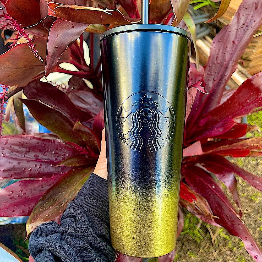 🖤💛Walt Disney World 50th Anniversary Starbucks Tumbler Cup Mug New Black&Gold - Picture 4 of 5